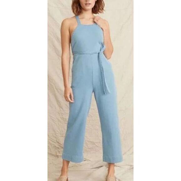 Marine Layer Tess Jumpsuit in Light Indigo Sz. 2 - Picture 1 of 8